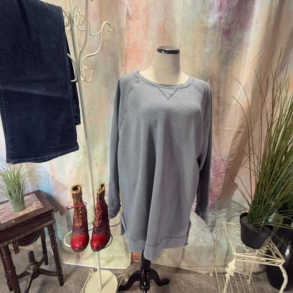 📌Universal Thread Cozy Washed-out Look Long Sleeves Plus Size Sweater Pullover